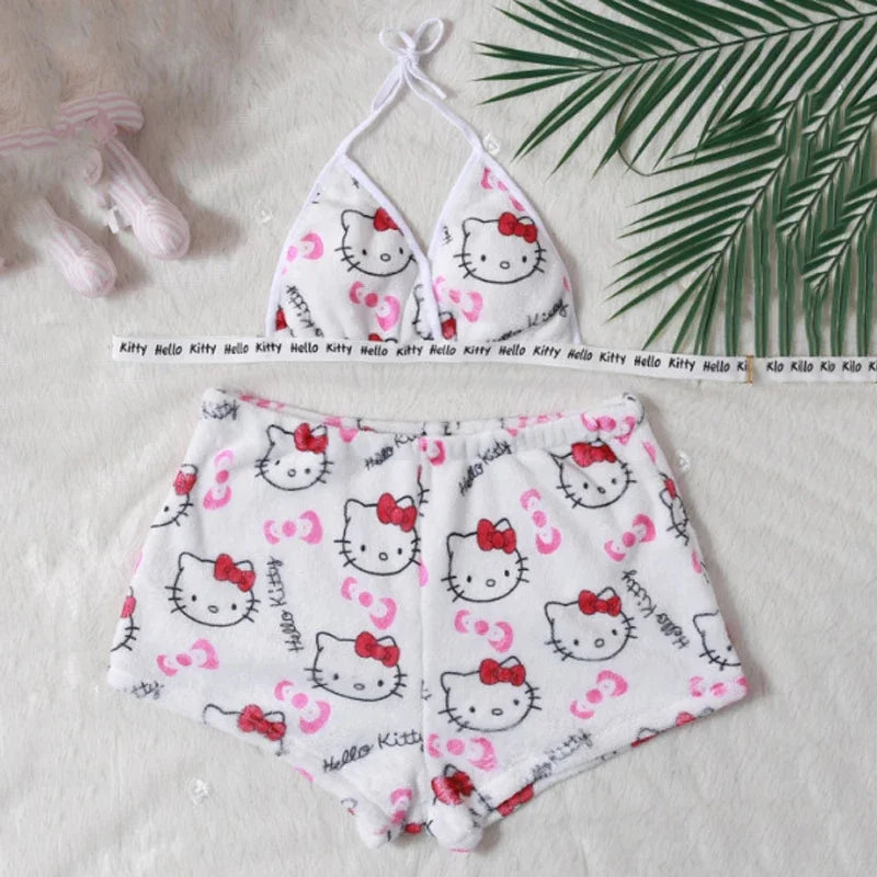 Sanrio Cartoon Hello Kitty Loose Ladies Pajama