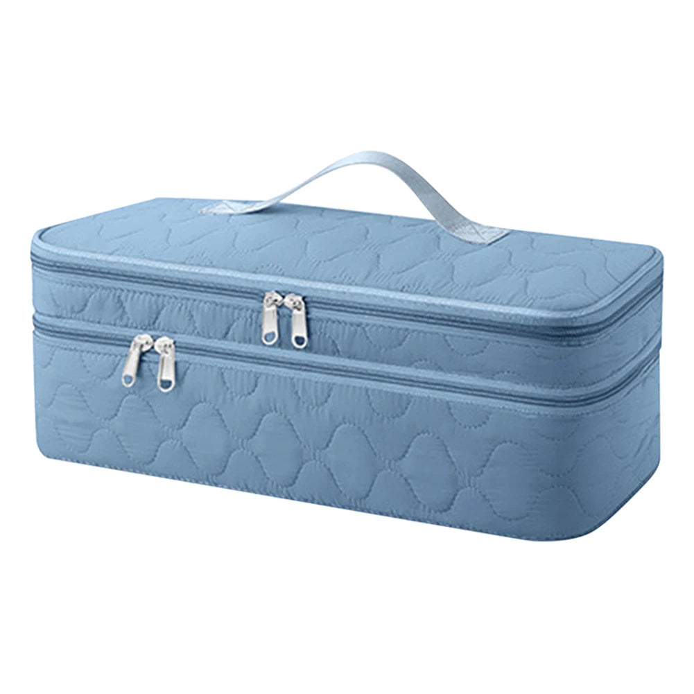 Double-Layer Travel Carrying Case Hair Tools Travel Bag