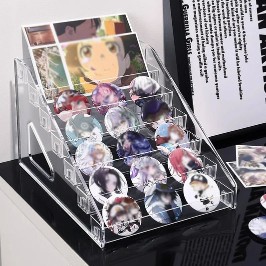5 Tiers Clear Display Stand Storage rack