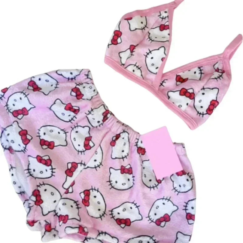 Sanrio Cartoon Hello Kitty Loose Ladies Pajama