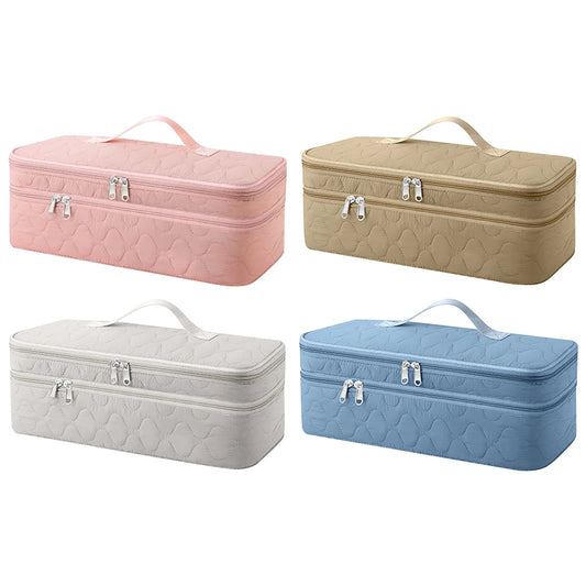 Double-Layer Travel Carrying Case Hair Tools Travel Bag
