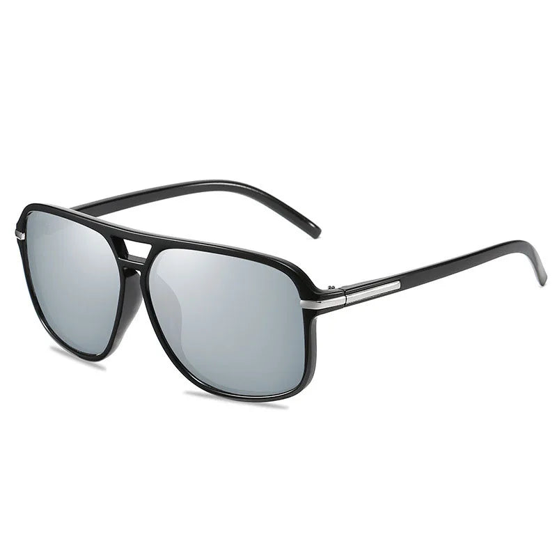 UVLAIK Rectangle Polarized Sunglasses Men