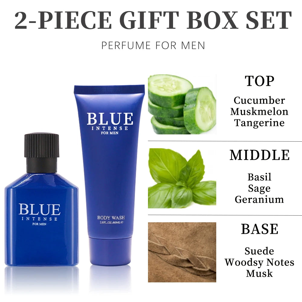 Men's Fragrance Set 1.7 Oz Eau de Toilette Spray and 2.8 Oz Body Wash