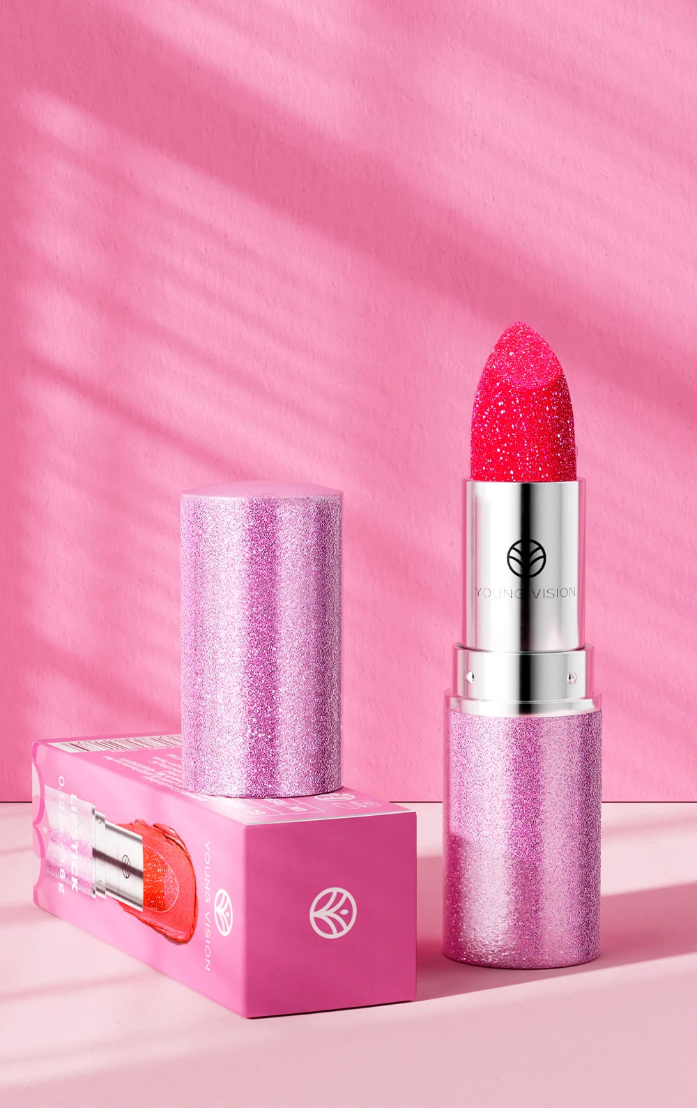 YOUNG VISION 6 pearlized shimmer lipsticks and eyeshadows