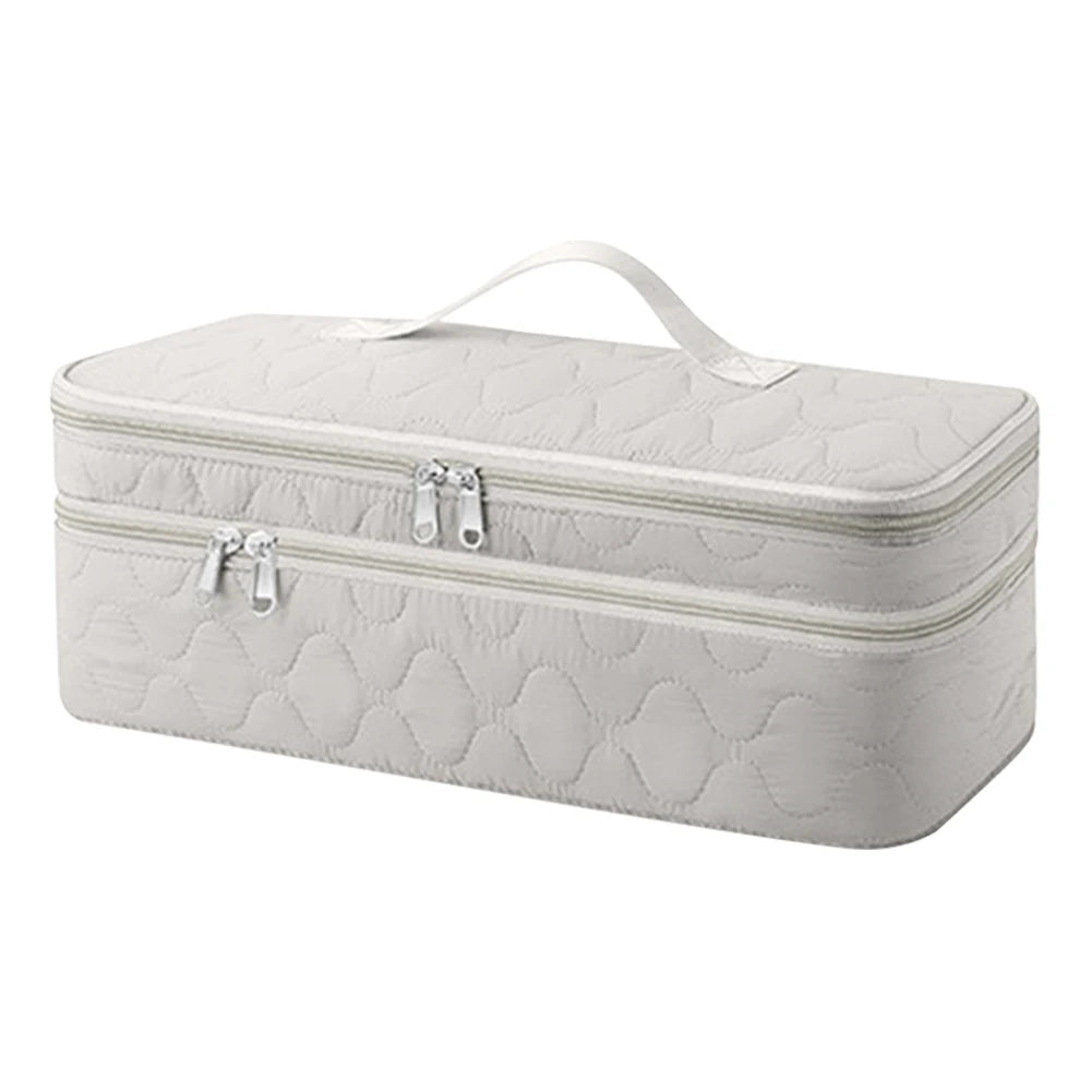 Double-Layer Travel Carrying Case Hair Tools Travel Bag