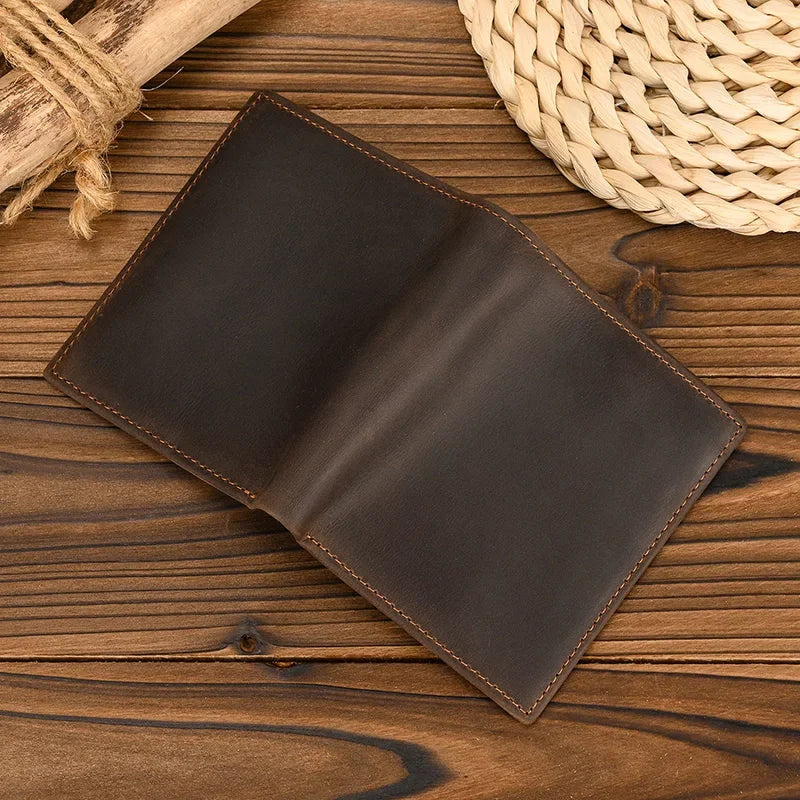 Genuine Leather Short Wallet Card Holder For Men Premium