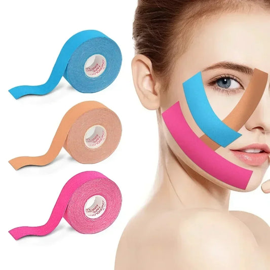 2.5CM x 5M Kinesiology Tape For Face V Line Neck