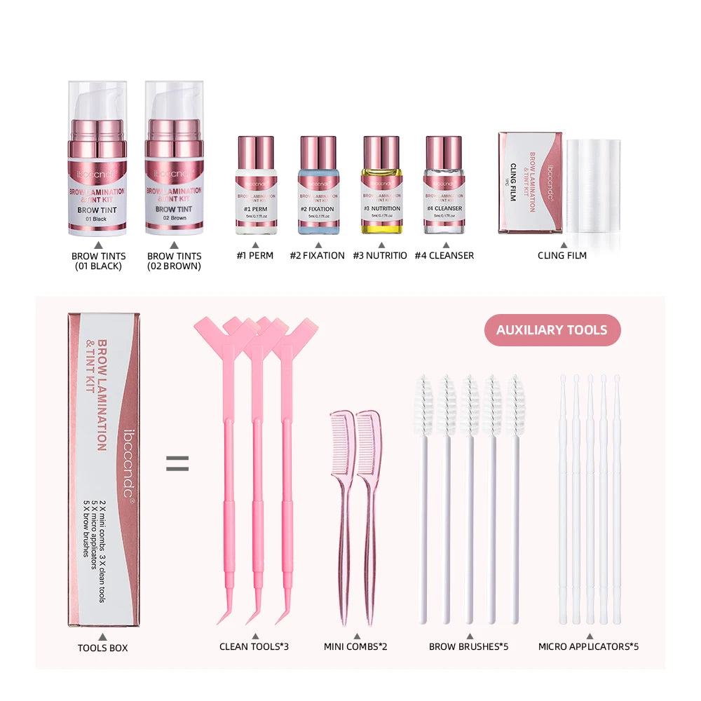 Lifting Kit and Eyebrow Tint Brow Lamination