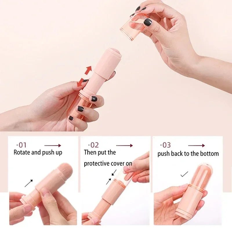 Telescopic 4 In 1 Makeup Brush Set Portable Travel Kit