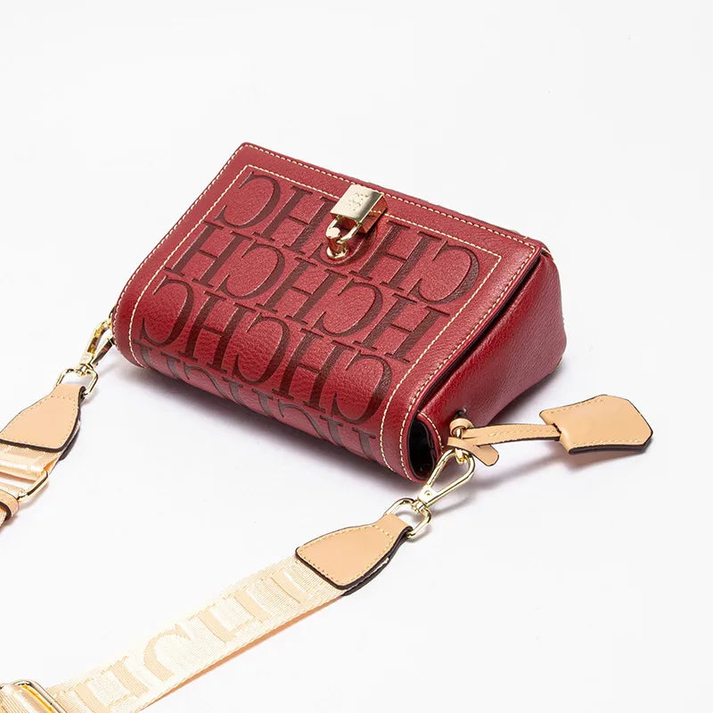 CH Fashion Design 2024 New Solid Colour Printed Head Bag