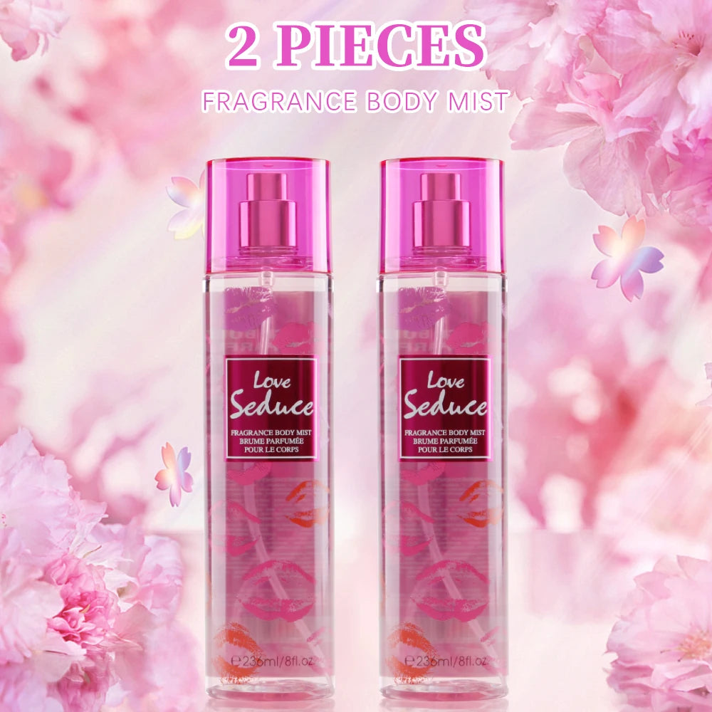 Women's Body Spray 2pcs 8 Fl Oz Hair & Body Fragrance Mist F
