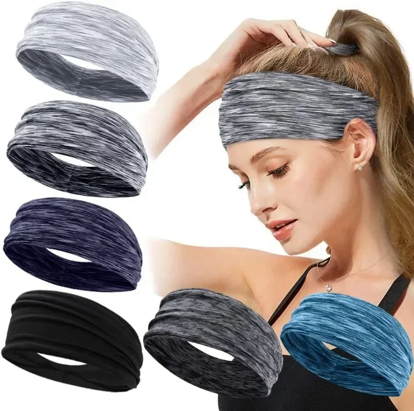 Elastic Sweatband for Men and Women, Sports Hairbands,