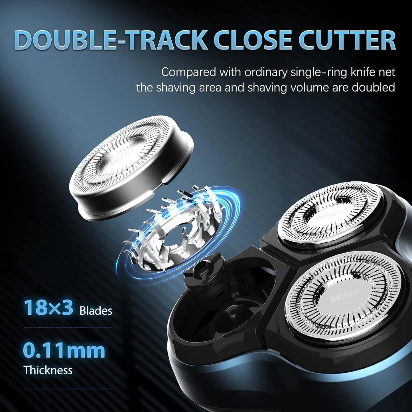 Sejoy Electric Razor for Men Rechargeable
