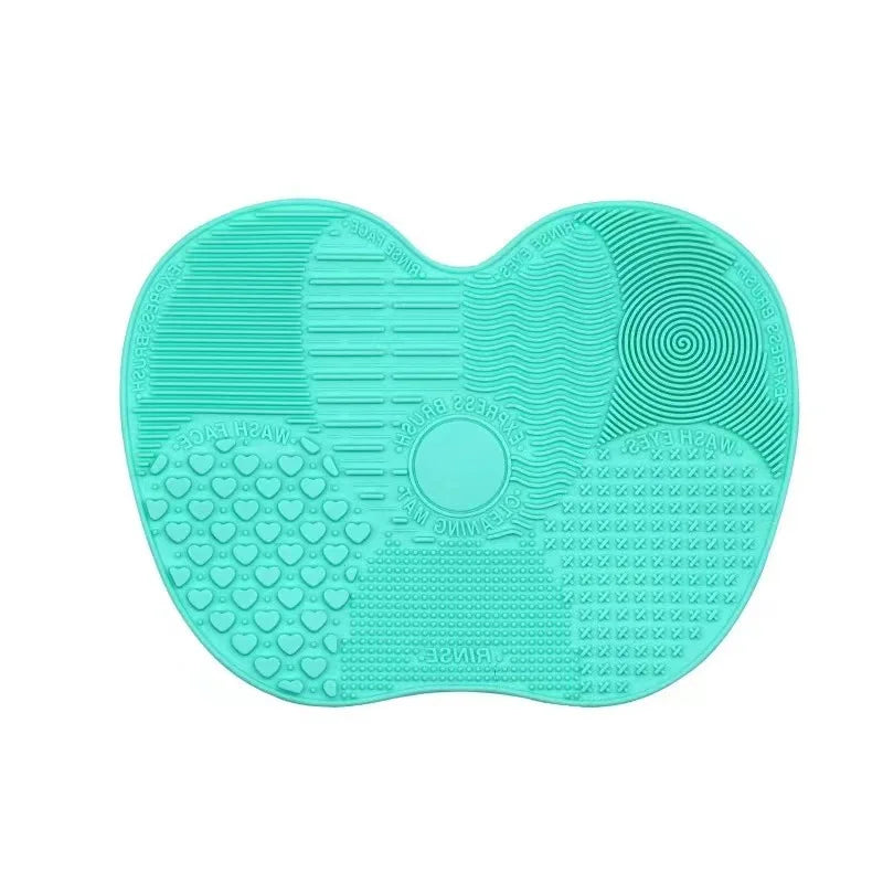 Hign-concerned Apple Silicone Makeup Brush Cleaning Pad