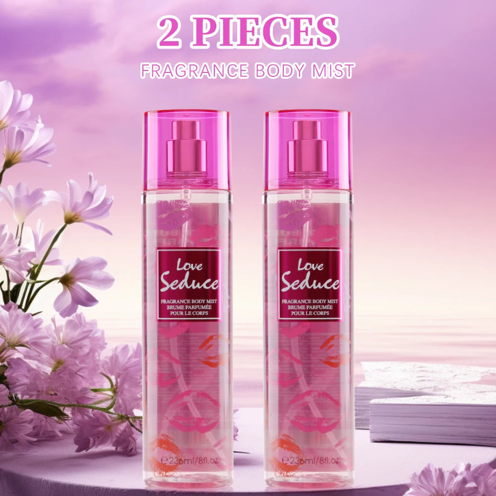 Women's Body Spray 2pcs 8 Fl Oz Hair & Body Fragrance Mist F