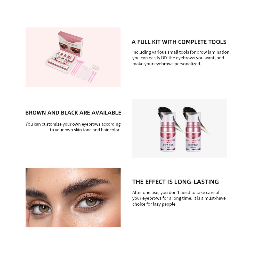 Lifting Kit and Eyebrow Tint Brow Lamination