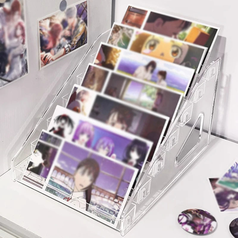 5 Tiers Clear Display Stand Storage rack