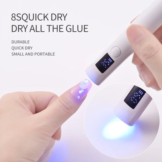 Portable Nail Dryer UV  Lamp Mini  Manicure USB Rechargeable