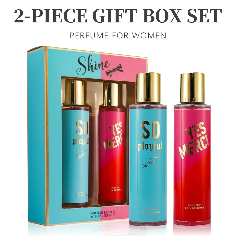 Women's Fragrance Sets 2 Pcs 6.1fl.oz Body Mist for Women