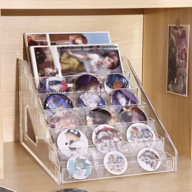 5 Tiers Clear Display Stand Storage rack