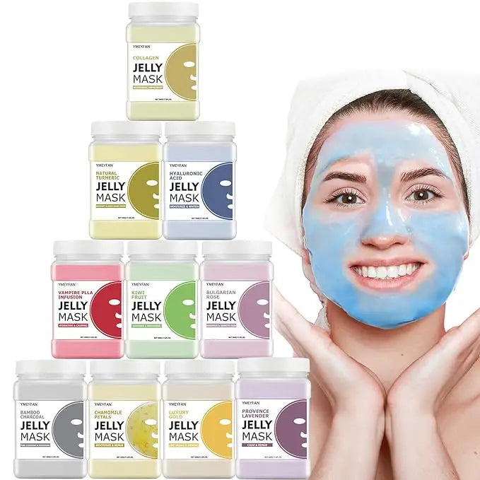 15/10/5PCS Jelly Face Mask Powder for Facials