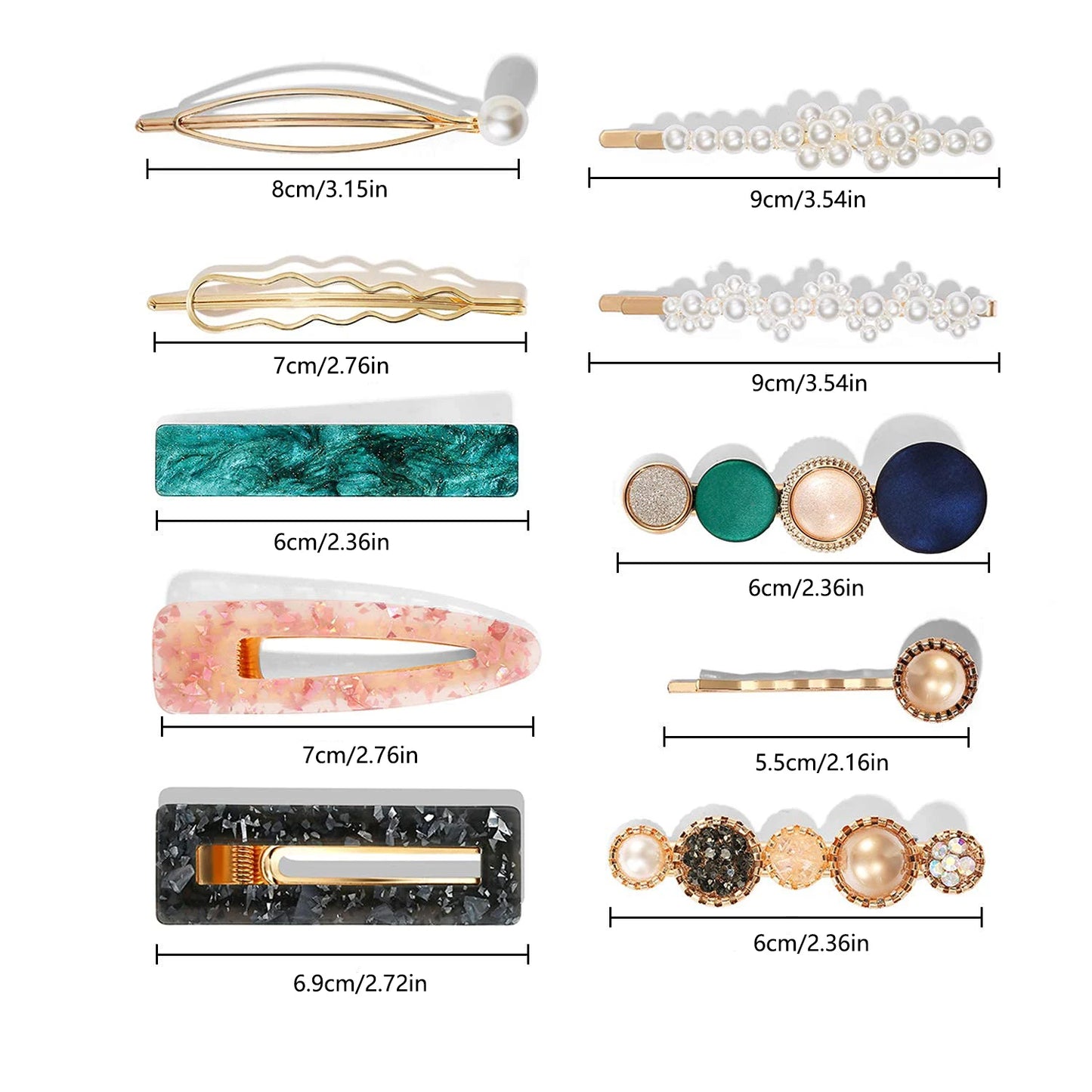 20pcs Fashion Hair Clips Set