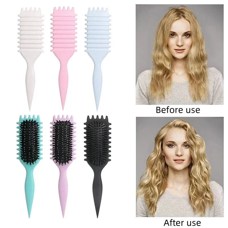 Salon Styling Curly Hair Styling Brush Curl Hair Brush