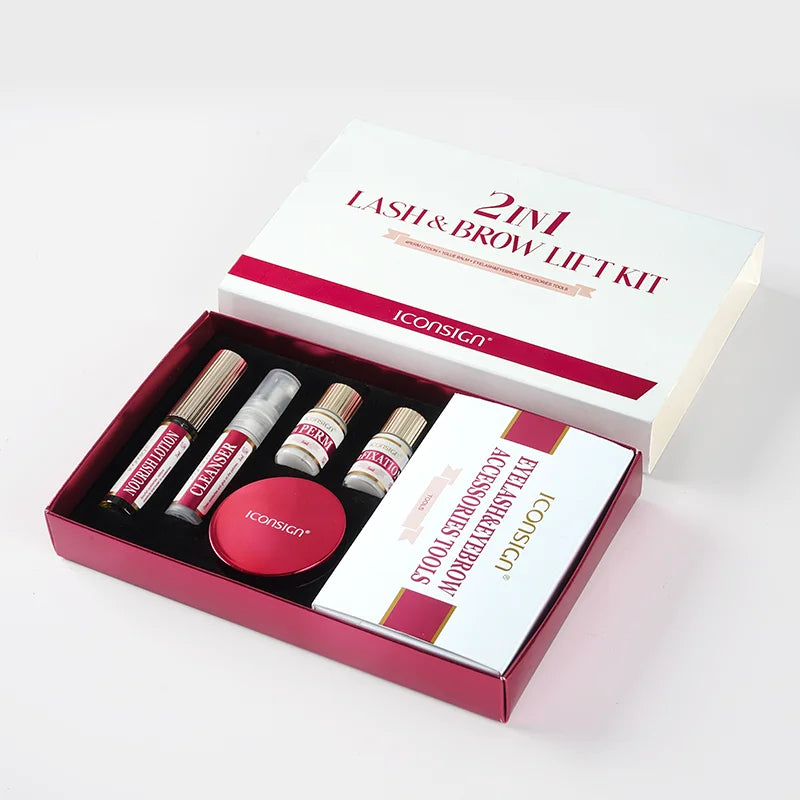 ICONSIGN 2IN1 Professional Fast Perming LASH & BROW Lifting Kit