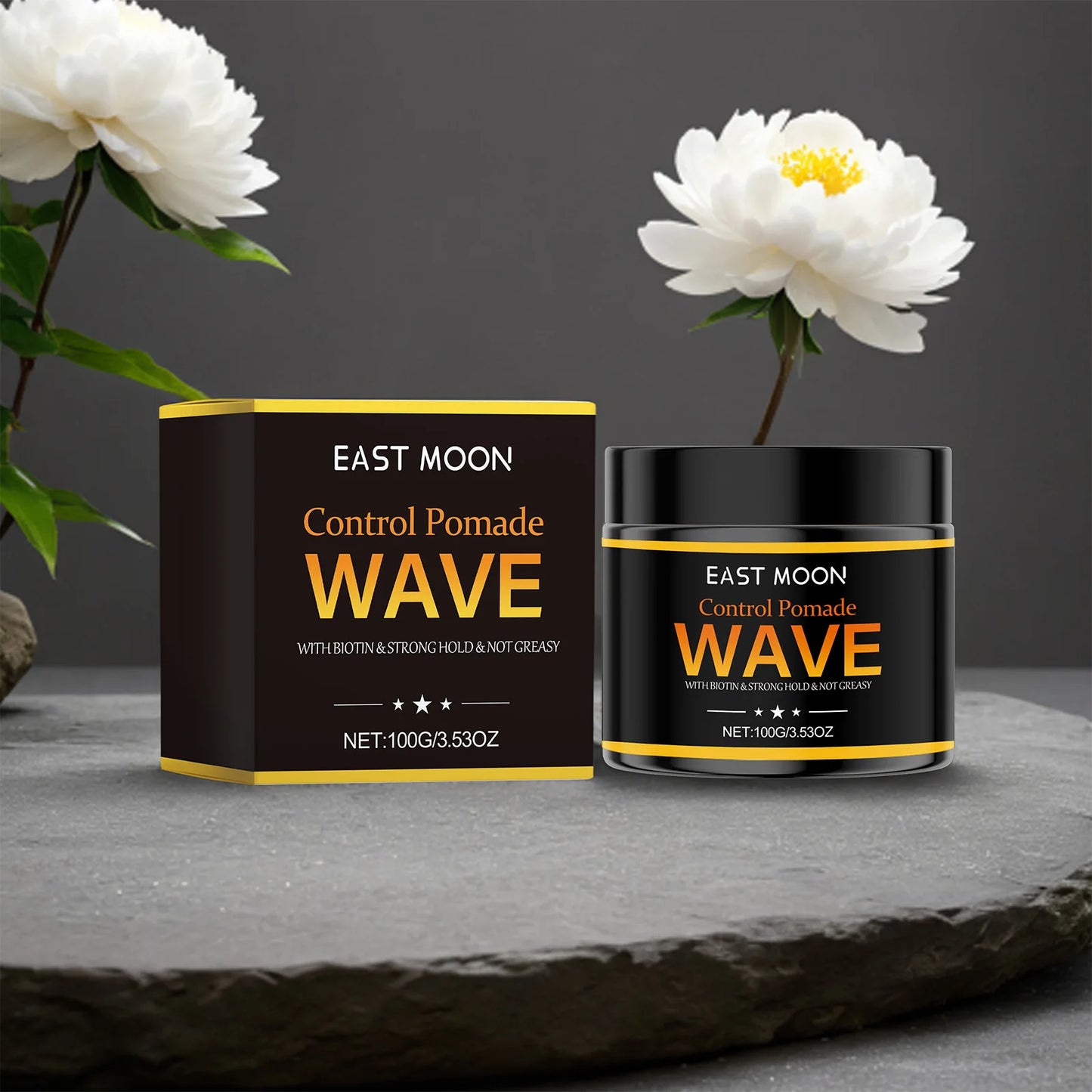New Wholesale Men's Exclusive Non Greasy Super Strong Styling Hair Wax Oil Head And Back Naturally Fluffy And Long-lasting Shape