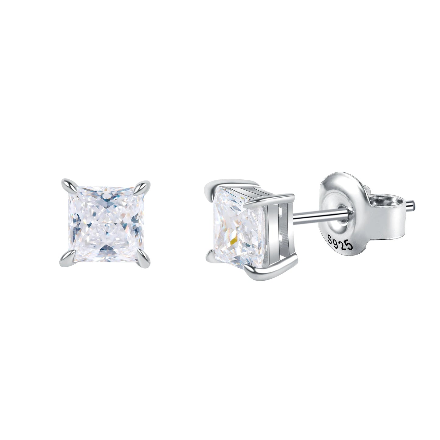 GEM'S BALLET 0.4 - 3.0CT D Color Classic Claw Prong Princess Cut