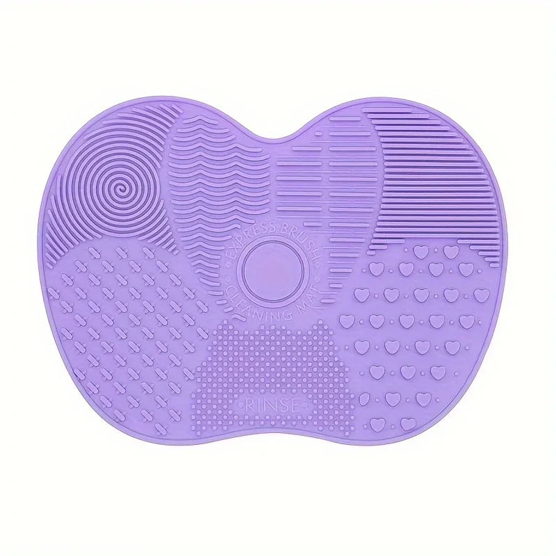 Hign-concerned Apple Silicone Makeup Brush Cleaning Pad