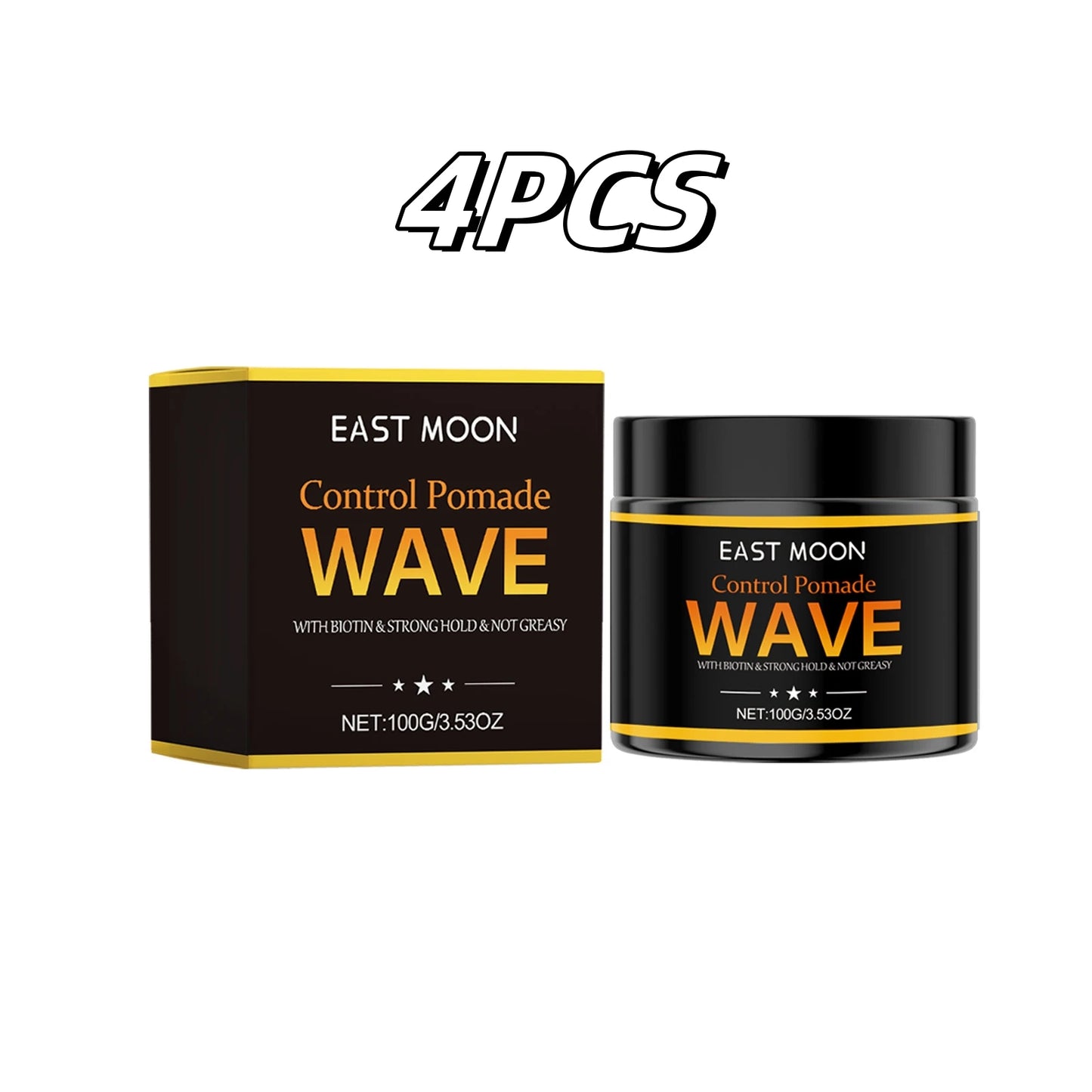 New Wholesale Men's Exclusive Non Greasy Super Strong Styling Hair Wax Oil Head And Back Naturally Fluffy And Long-lasting Shape