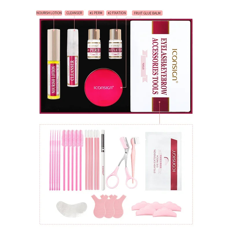 ICONSIGN 2IN1 Professional Fast Perming LASH & BROW Lifting Kit