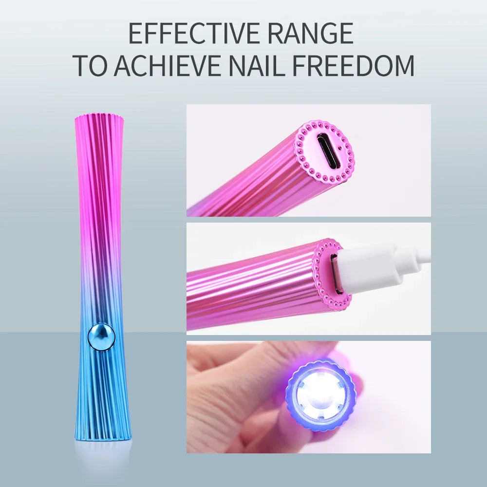 Portable Nail Dryer UV  Lamp Mini  Manicure USB Rechargeable