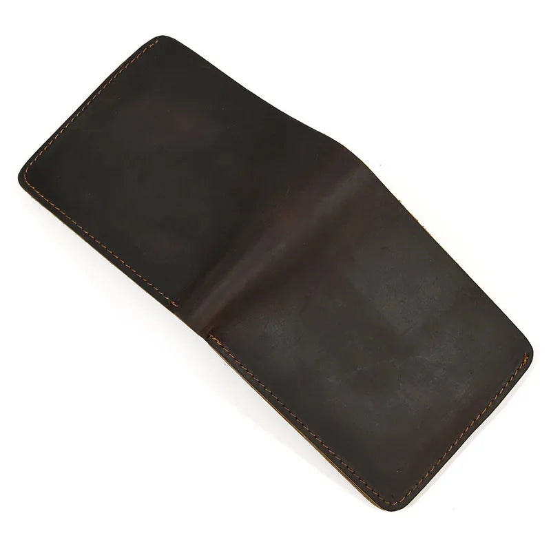 Genuine Leather Short Wallet Card Holder For Men Premium