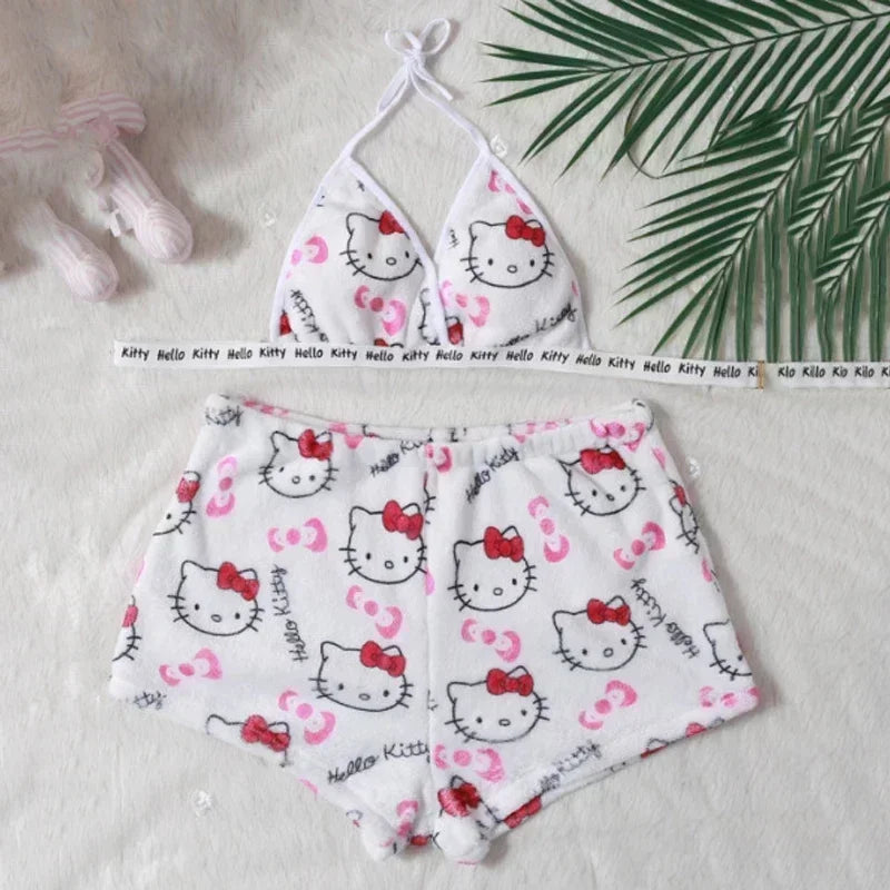 Sanrio Cartoon Hello Kitty Loose Ladies Pajama