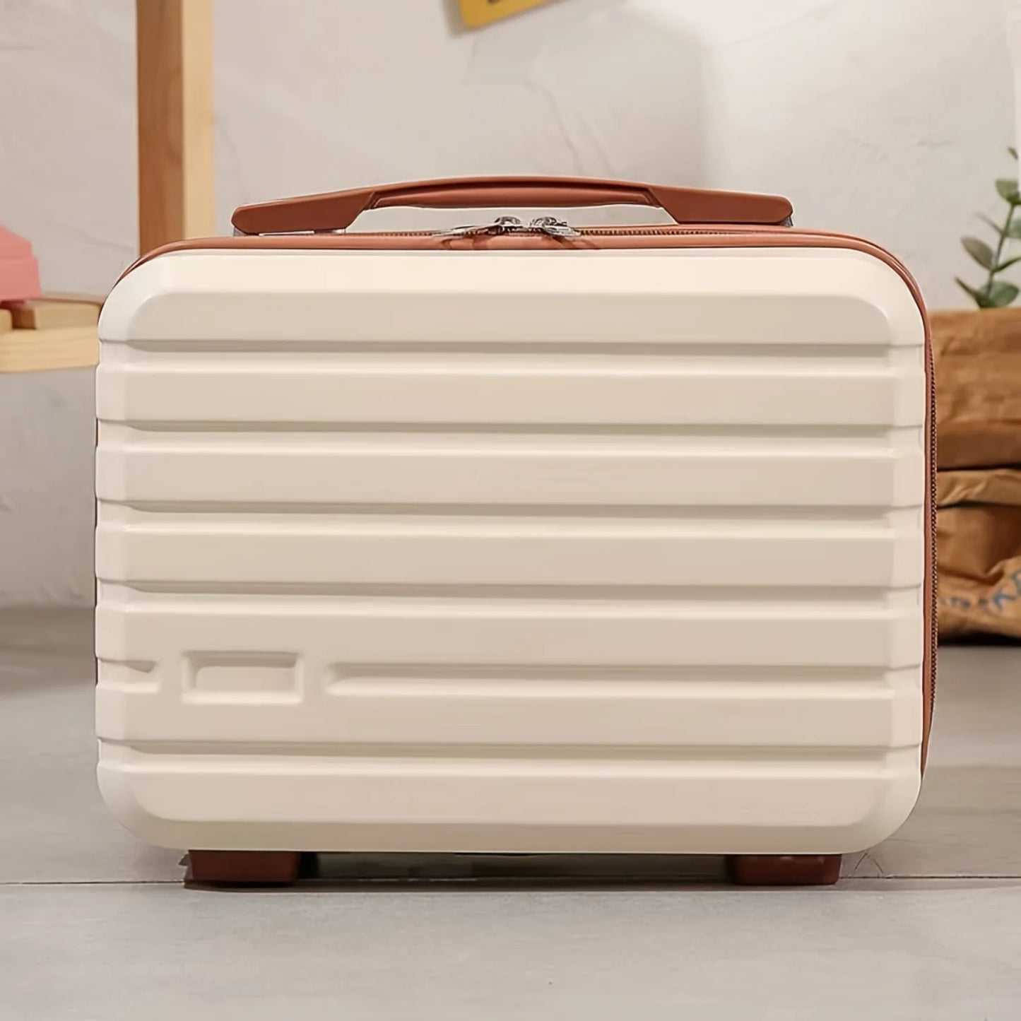 Hand Luggage Cosmetic Bag, Women's Mini  Bag, Company Gift Small Box, Toiletries Stylish Vintage Lightweight Suitcase Student Mu