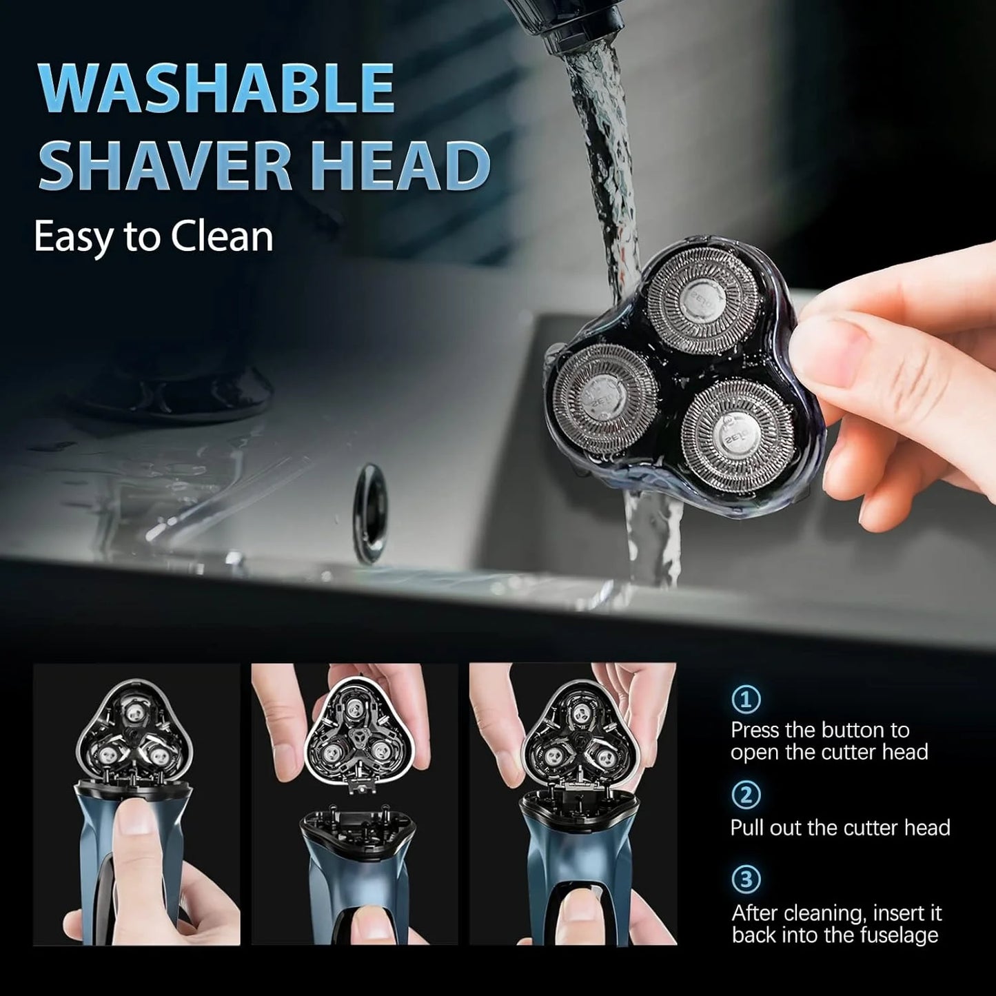 Sejoy Electric Razor for Men Rechargeable