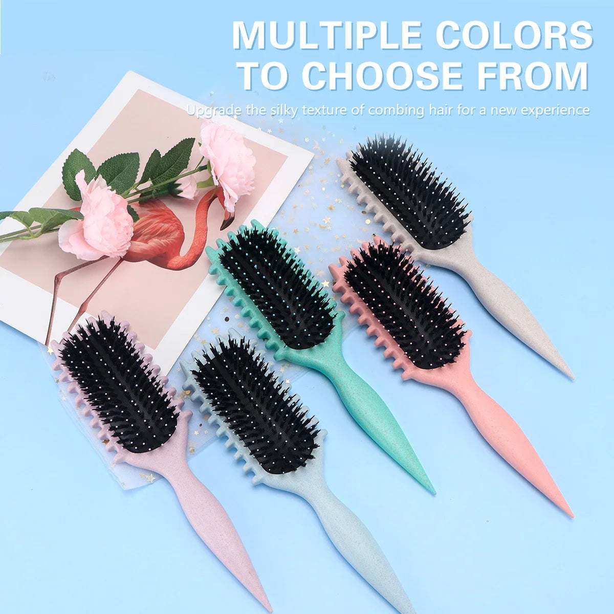 Salon Styling Curly Hair Styling Brush Curl Hair Brush