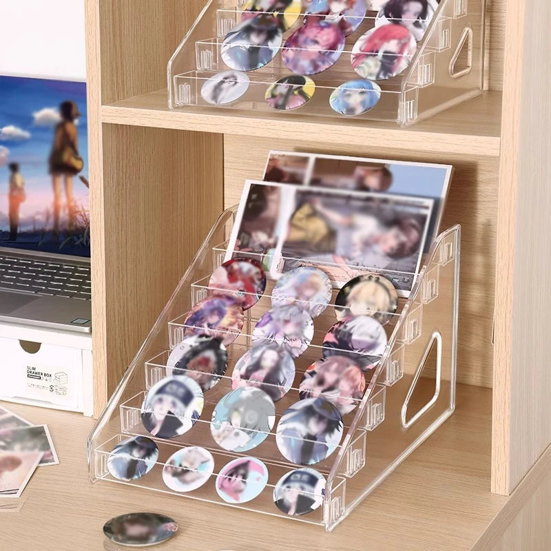5 Tiers Clear Display Stand Storage rack