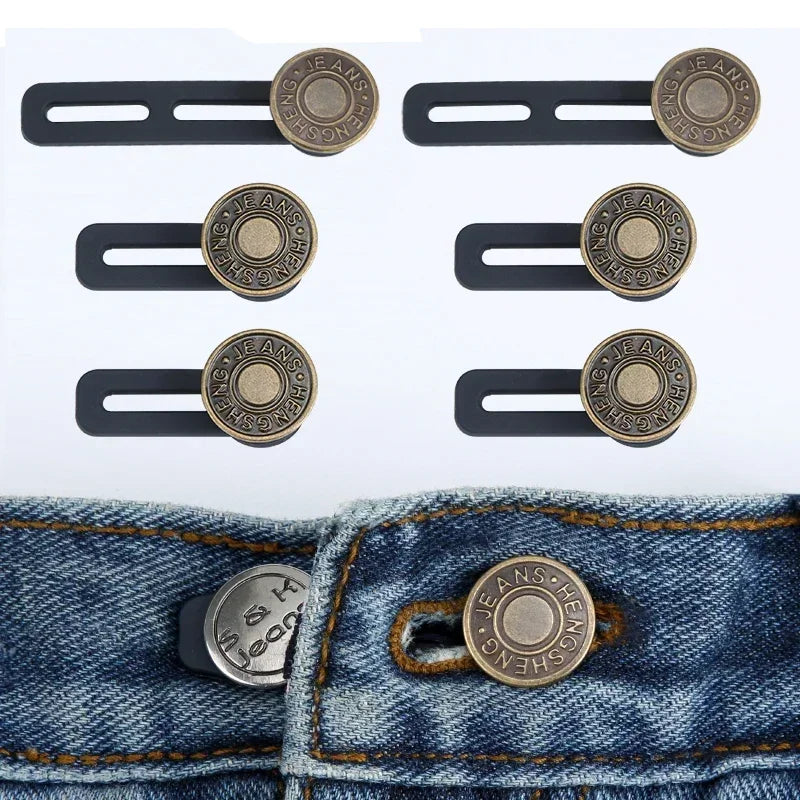 Universal Waist Button Extenders 6 Pack For Jeans And Pants