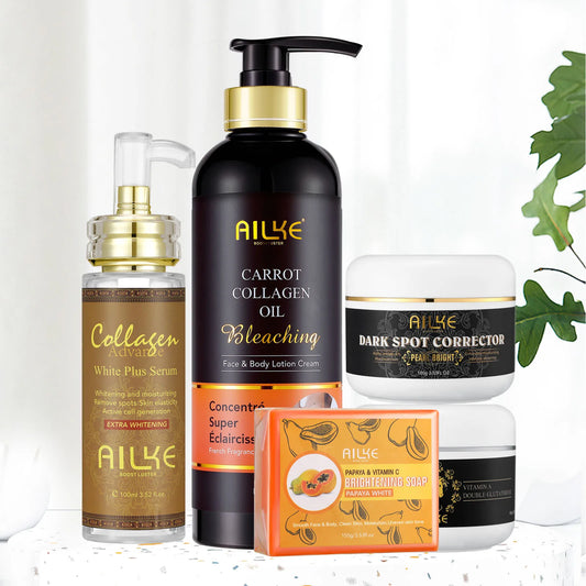 AILKE Collagen 5-in-1 Skin Care Set, Restore Skin Elasticity,