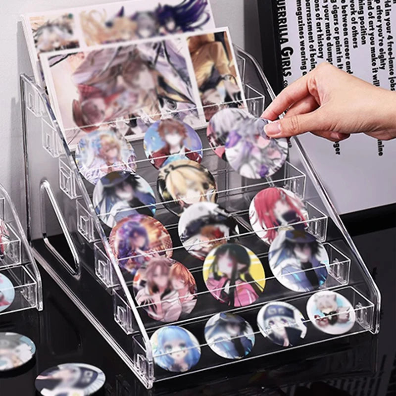 5 Tiers Clear Display Stand Storage rack