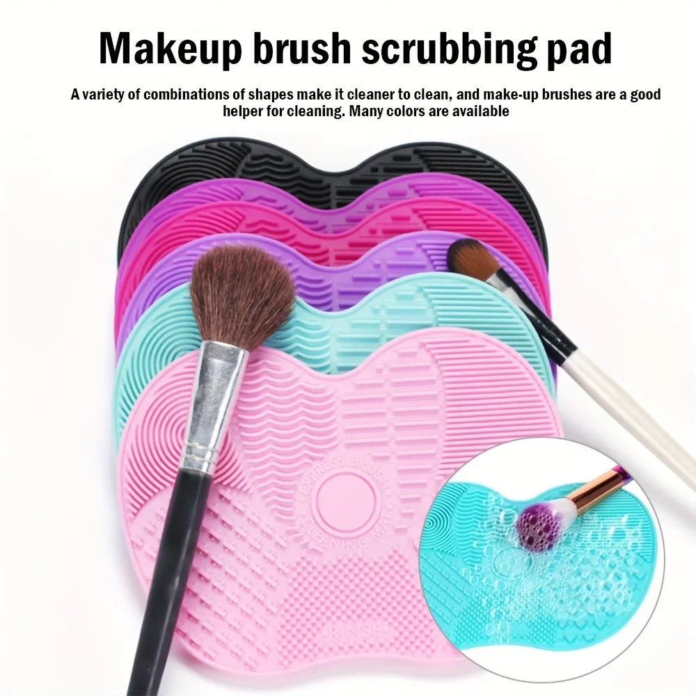 Hign-concerned Apple Silicone Makeup Brush Cleaning Pad