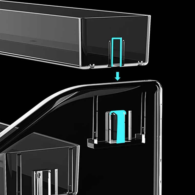 5 Tiers Clear Display Stand Storage rack